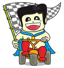 Uncle Jon and Broomstick. sticker #175558