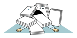 Woman office worker 2 sticker #175582