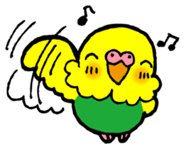 Kawainko (budgerigars) sticker #175647