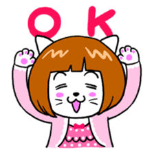 Head-banging cat sticker #176065