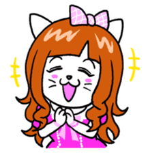 Head-banging cat sticker #176070