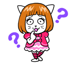 Head-banging cat sticker #176071