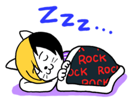 Head-banging cat sticker #176074