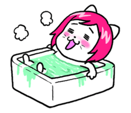 Head-banging cat sticker #176075