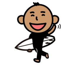 Surfer Taro sticker #176521
