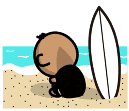 Surfer Taro sticker #176542