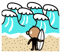 Surfer Taro sticker #176545