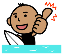 Surfer Taro sticker #176560