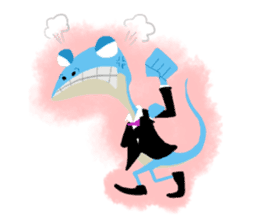 The Frog King and The Lizard Butler sticker #176896