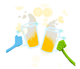 The Frog King and The Lizard Butler sticker #176918