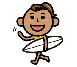 Surfer Hanako sticker #177761