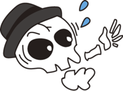 Skull life ver.1 sticker #178255