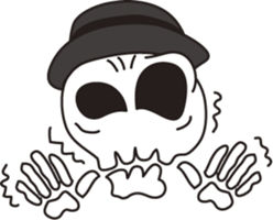 Skull life ver.1 sticker #178278