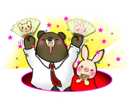 KUMATA and PUKI sticker #178967