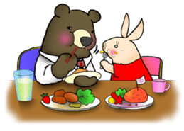 KUMATA and PUKI sticker #178990