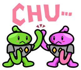 Alien invasion of Earth in sticker #179059