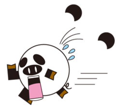 circle face 4 pig-panda sticker #179164