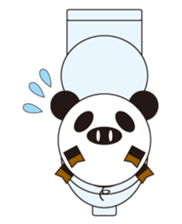 circle face 4 pig-panda sticker #179170