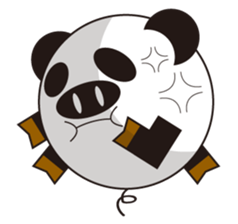 circle face 4 pig-panda sticker #179171