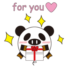 circle face 4 pig-panda sticker #179175