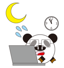 circle face 4 pig-panda sticker #179177