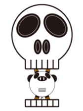 circle face 4 pig-panda sticker #179197