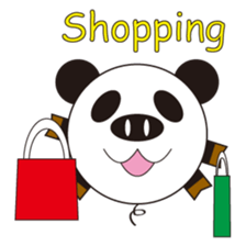 circle face 4 pig-panda sticker #179198