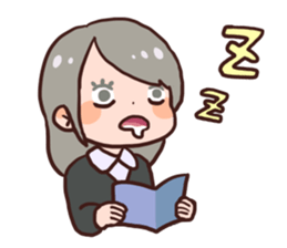 colorful girls sticker #179647