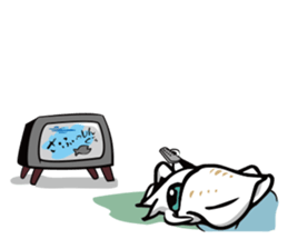 Cute squid sticker #180637