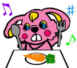Crazy Bunny!! sticker #180795