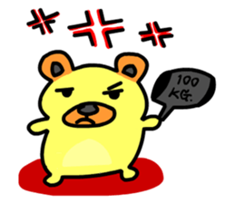 Crazy Bear sticker #180822