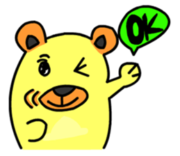 Crazy Bear sticker #180828