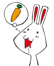 White rabbit news agency sticker #180936