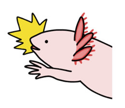 Daily life of Axolotl sticker #181376