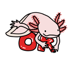 Daily life of Axolotl sticker #181388