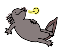 Daily life of Axolotl sticker #181399
