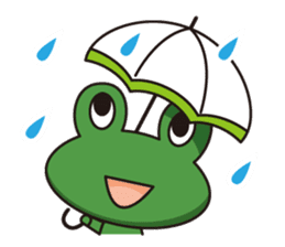 Pretty rain frog sticker #181703