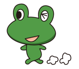 Pretty rain frog sticker #181704