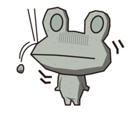 Pretty rain frog sticker #181708
