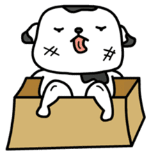 The Dog in the Box (English version) sticker #181895
