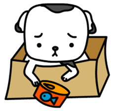 The Dog in the Box (English version) sticker #181911