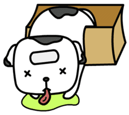 The Dog in the Box (English version) sticker #181919