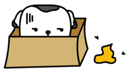 The Dog in the Box (English version) sticker #181928