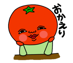 Tomato and green onion sticker #182203