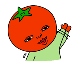 Tomato and green onion sticker #182205