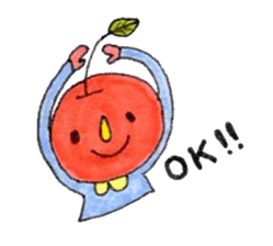 Myaaa and Apples sticker #182269