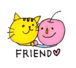 Myaaa and Apples sticker #182271