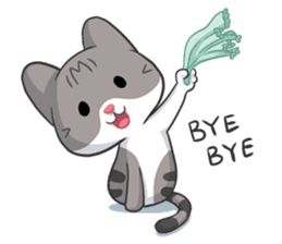 Meow the Tabby Cat sticker #182291