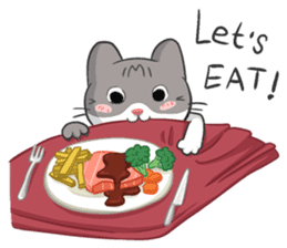 Meow the Tabby Cat sticker #182294