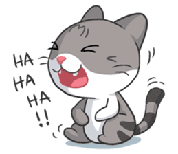 Meow the Tabby Cat sticker #182299